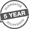 5 year guarantee