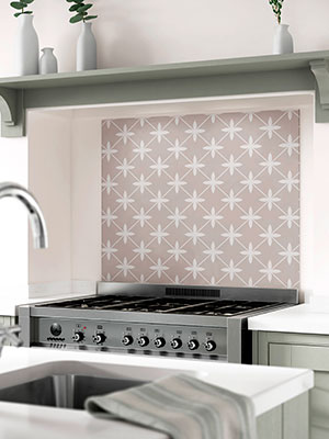 Black Sparkle Self-Adhesive Glass Splashback