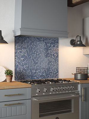 Carrara Marble Self-Adhesive Glass Splashback