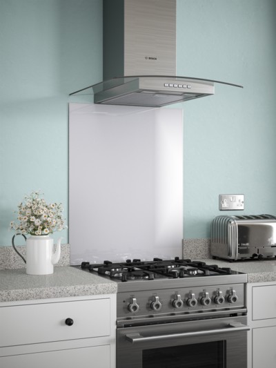 Inspired by Platinum glass splashback