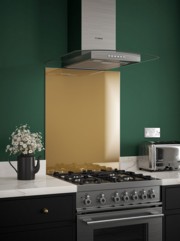 Brass Self-Adhesive Glass Splashback