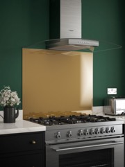Brass Self-Adhesive Glass Splashback