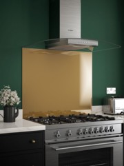 Brass Self-Adhesive Glass Splashbacks