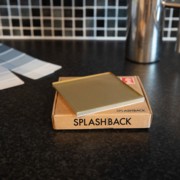 Brass Self-Adhesive Glass Splashbacks