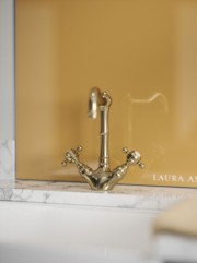 Laura Ashley Brass Self-Adhesive Glass Splashback