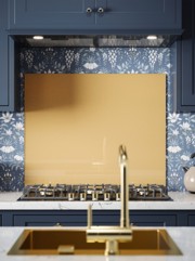 Laura Ashley Brass Self-Adhesive Glass Splashback