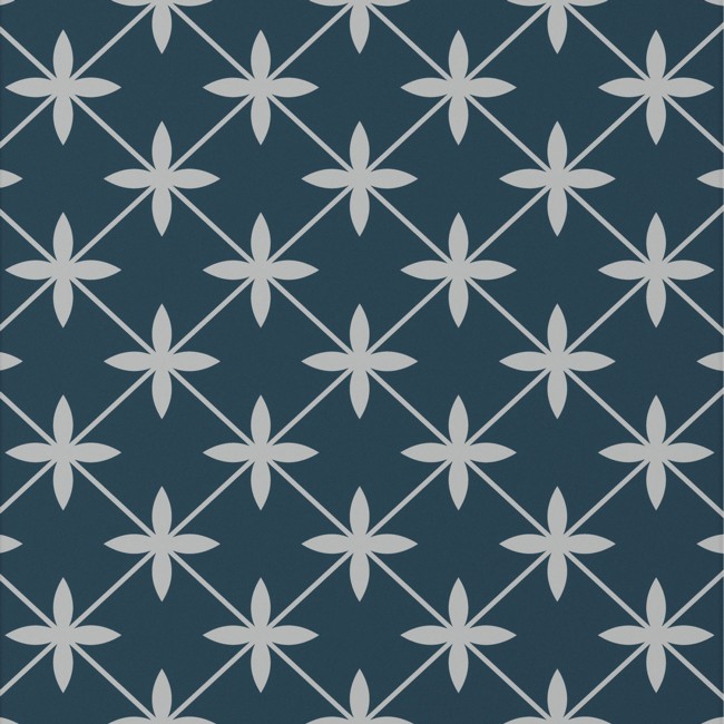 Laura Ashley Wicker Midnight Seaspray Self-Adhesive Glass Splashback