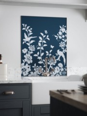 Laura Ashley Oriental Garden Midnight Seaspray - Special Edition