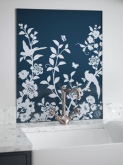 Laura Ashley Oriental Garden Midnight Seaspray - Special Edition