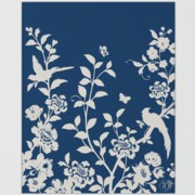 Laura Ashley Oriental Garden Midnight Seaspray - Special Edition