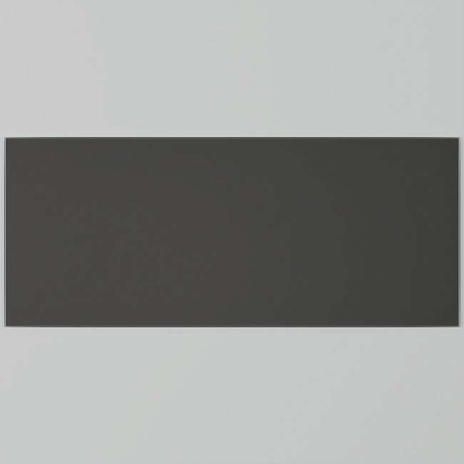 Charcoal Grey Self-Adhesive Glass Bathroom Splashback