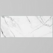 Carrara Marble Self-Adhesive Glass Bathroom Splashback