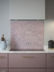 Clarissa Hulse Meadow Grass Blush Self-Adhesive Glass Splashback