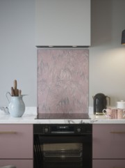 Clarissa Hulse Meadow Grass Blush Self-Adhesive Glass Splashback