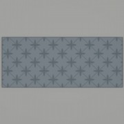 Laura Ashley Wicker Chalk Blue Self-Adhesive Glass Bathroom Splashback