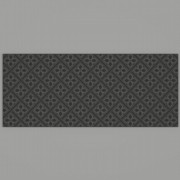 Laura Ashley Mr Jones Metallic Charcoal Self-Adhesive Glass Bathroom Splashback