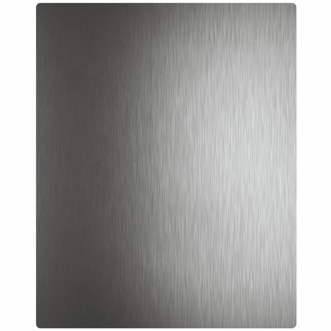 Brushed Silver Self-Adhesive Stainless Steel Splashback