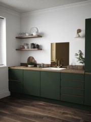 Bronze Mirror Self-Adhesive Glass Splashback