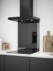 Grey Mirror Self-Adhesive Glass Splashback