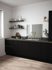 Silver Mirror Self-Adhesive Glass Splashback