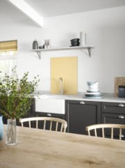 Flax Yellow Self-Adhesive Glass Splashback