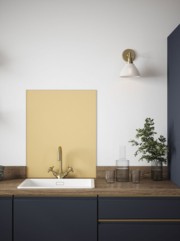Flax Yellow Self-Adhesive Glass Splashback