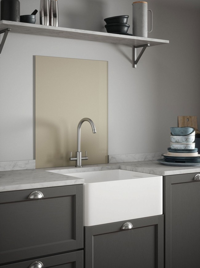 Soft Mink Self-Adhesive Glass Splashback
