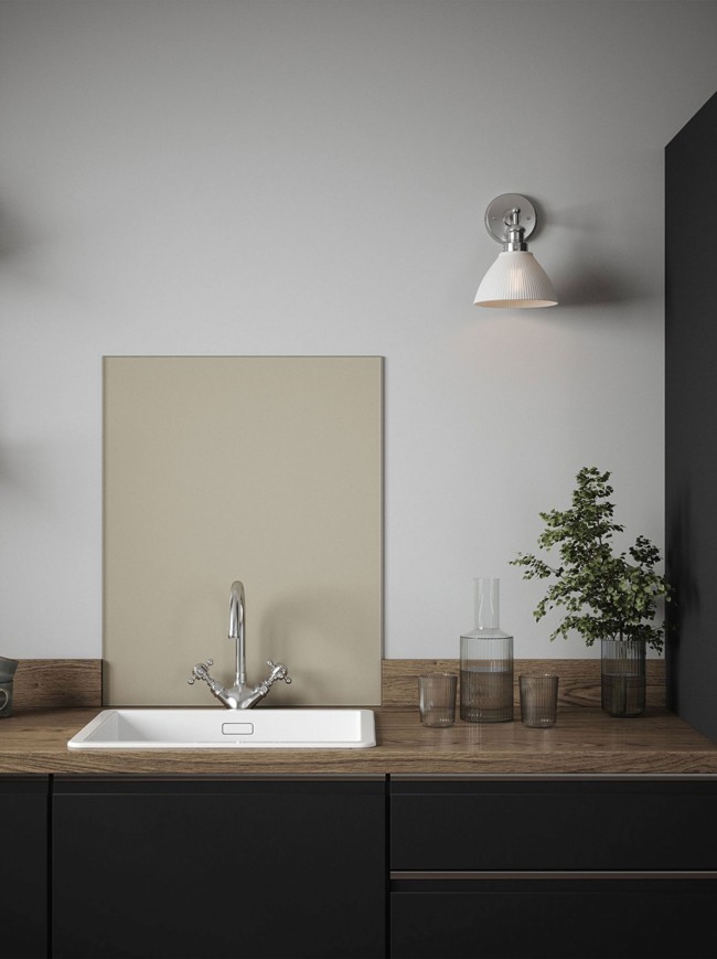 Soft Mink Self-Adhesive Glass Splashback