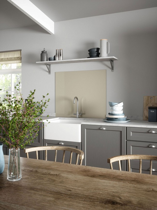 Soft Mink Self-Adhesive Glass Splashback