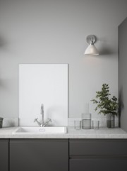 Ice White Sparkle Self-Adhesive Glass Splashback
