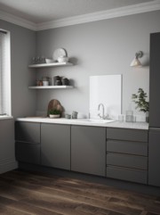 Ice White Sparkle Self-Adhesive Glass Splashback