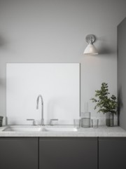 Ice White Sparkle Self-Adhesive Glass Splashback