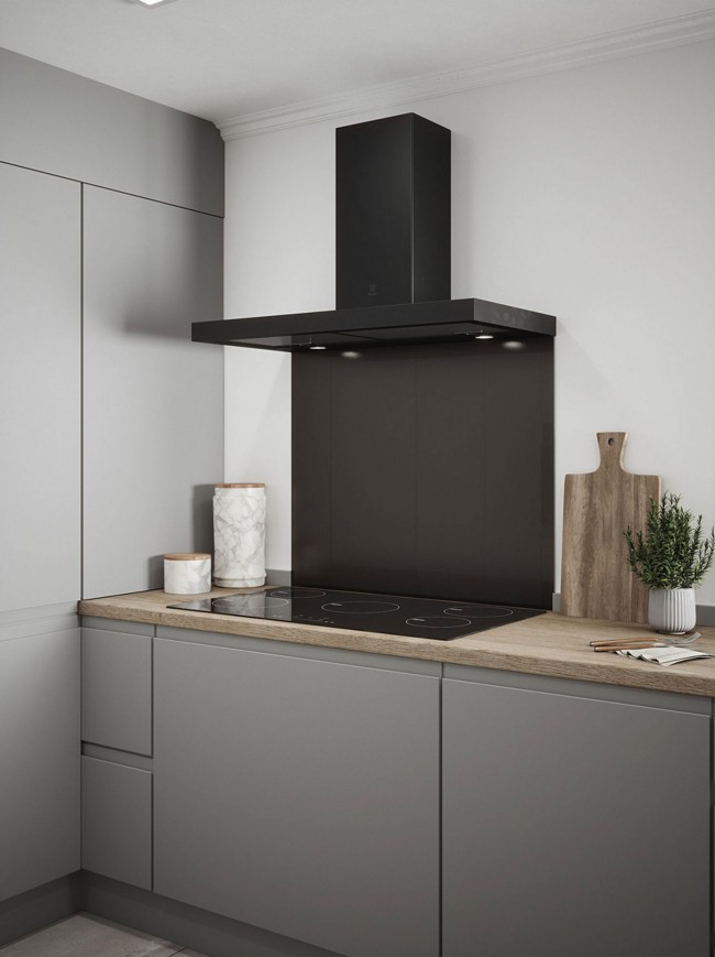 Metallic Granite Self-Adhesive Glass Splashback