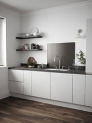 Metallic Granite Self-Adhesive Glass Splashback