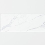 Calacatta Marble Self-Adhesive Glass Bathroom Splashback