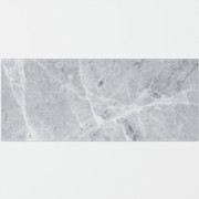 Pietra Grey Marble Self-Adhesive Glass Bathroom Splashback
