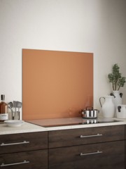 Copper Self-Adhesive Glass Splashback