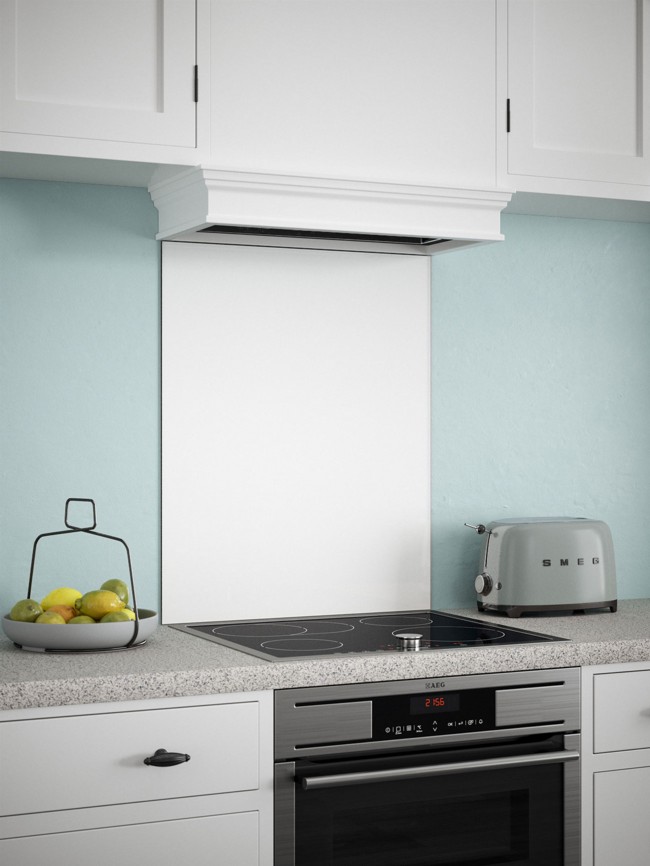 Ice White Self-Adhesive Glass Splashback