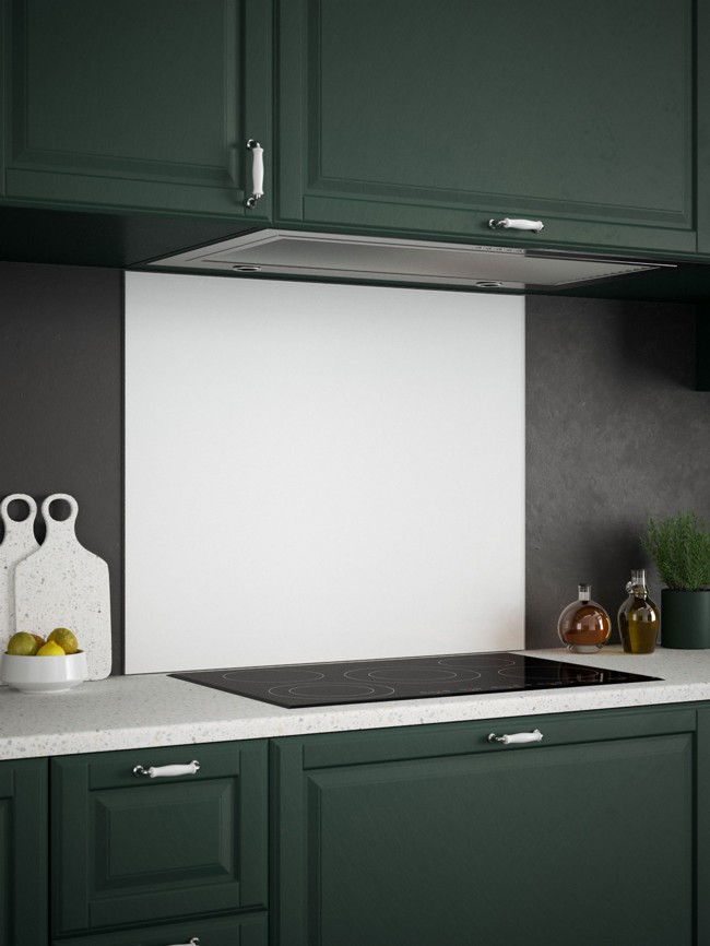 Ice White Self-Adhesive Glass Splashback