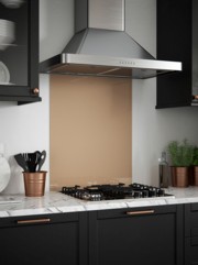 Rose Gold Self-Adhesive Glass Splashback