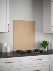 Rose Gold Self-Adhesive Glass Splashback