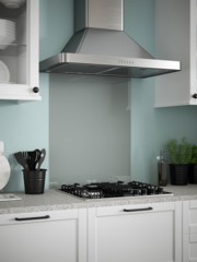 Slate Grey Self-Adhesive Glass Splashback