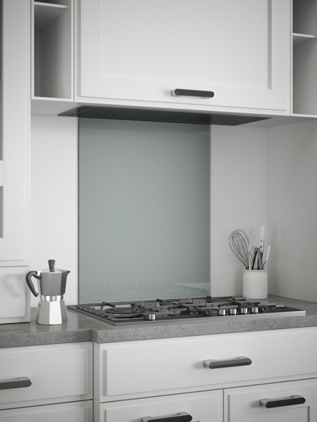 Slate Grey Self-Adhesive Glass Splashback