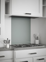 Slate Grey Self-Adhesive Glass Splashback