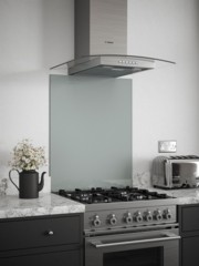 Slate Grey Self-Adhesive Glass Splashback