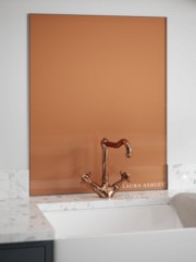 Laura Ashley Copper Self-Adhesive Glass Splashback