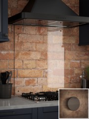 Crystal Clear 6mm Glass Splashback - choice of caps