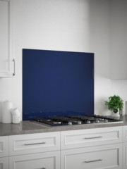 Midnight Blue Self-Adhesive Glass Splashback