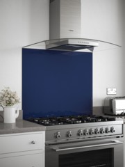 Midnight Blue Self-Adhesive Glass Splashback