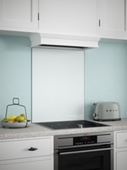 White Mist Self-Adhesive Glass Splashback